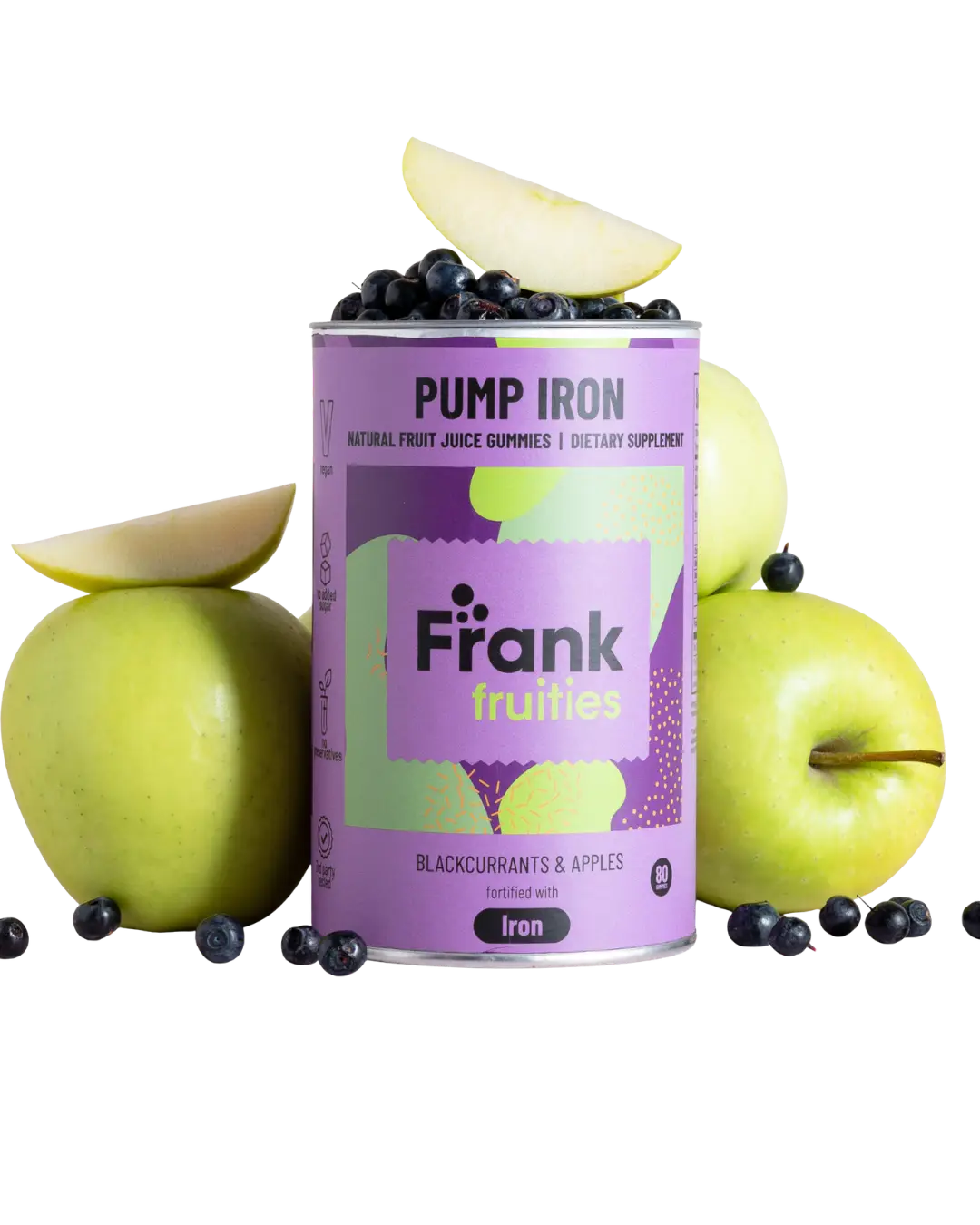 FRANK Fruities Pump Iron Puuviljakommid