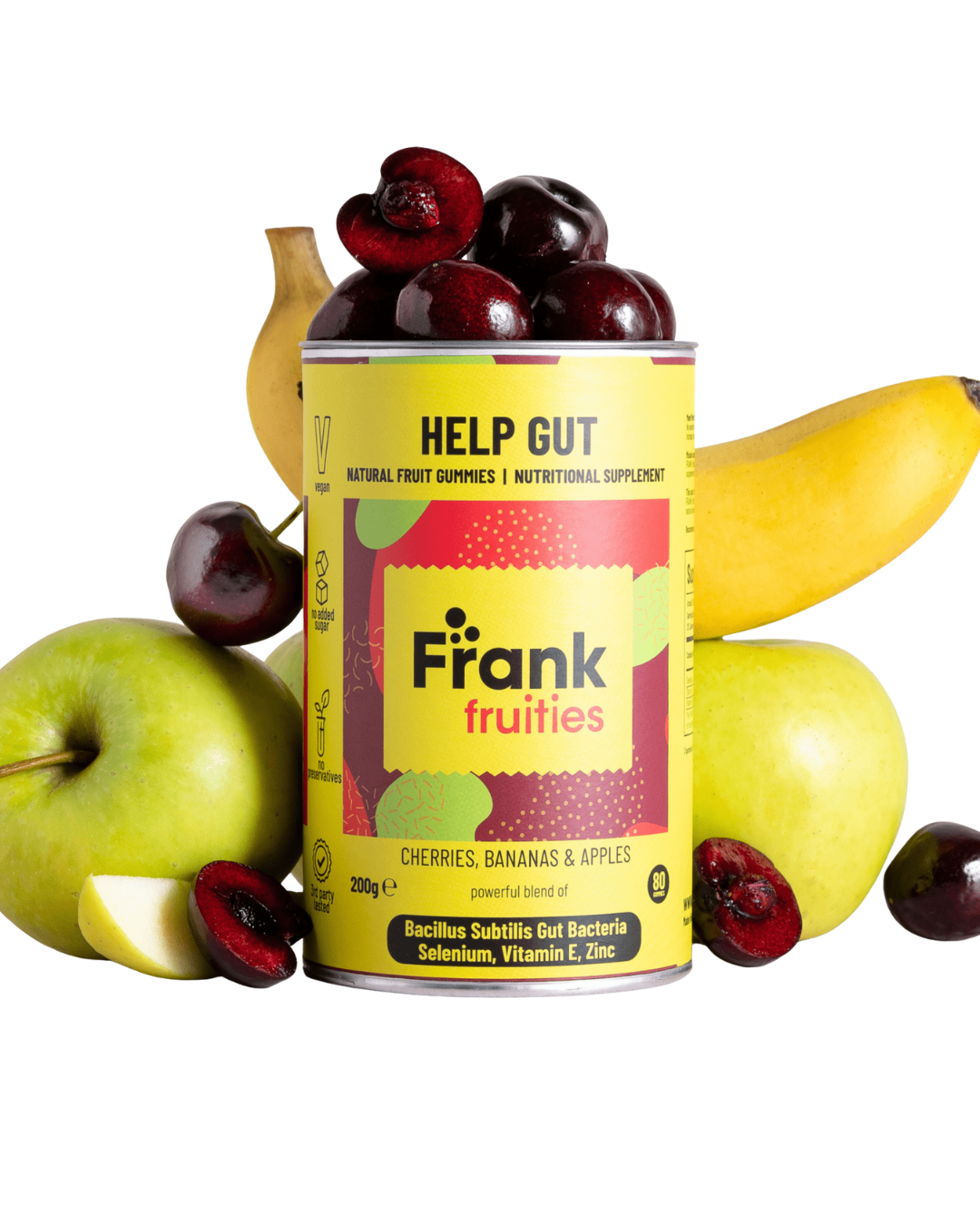 FRANK Fruities Help Gut/Gut Cultures Puuviljakommid