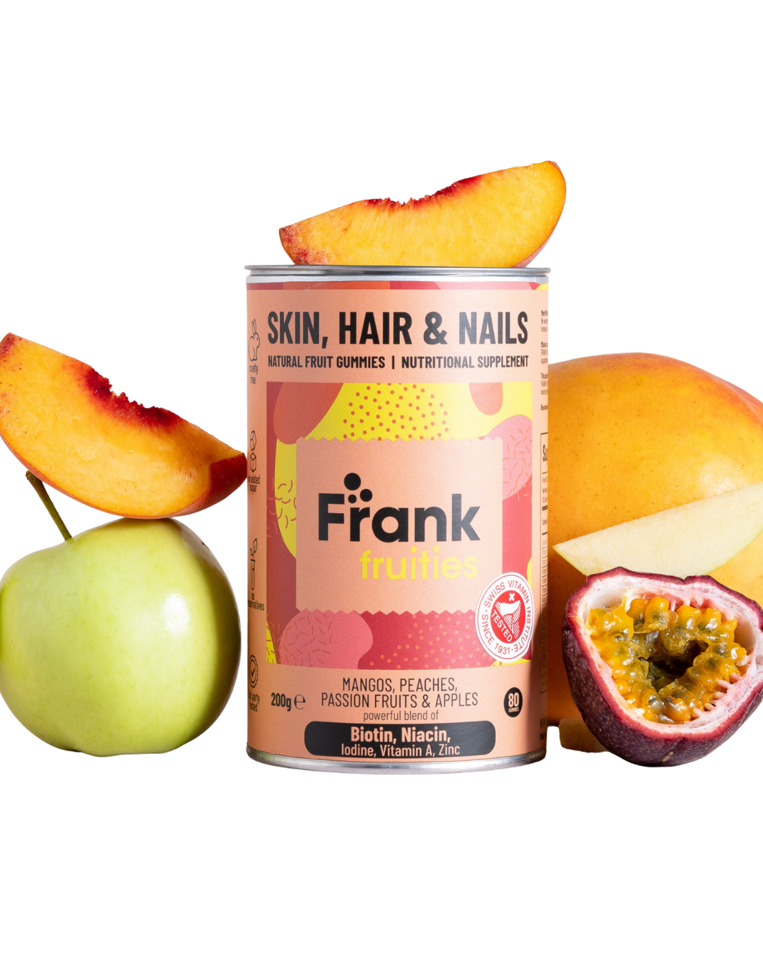FRANK Fruities Skin, Hair & Nails Puuviljakommid