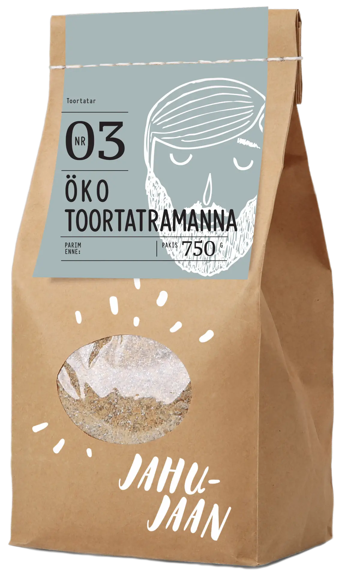 Öko toortatramanna Jahu-Jaan 750g