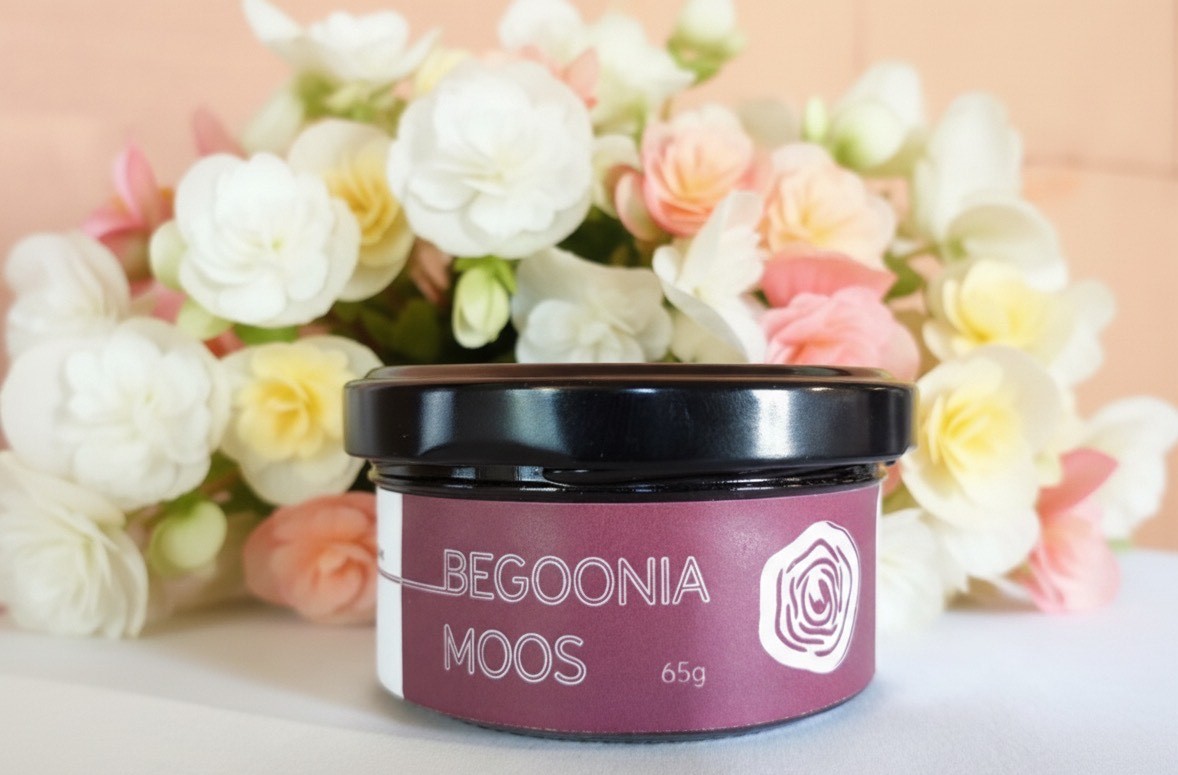 Begooniamoos juustule ja maiustamiseks, Kaatsi Aed