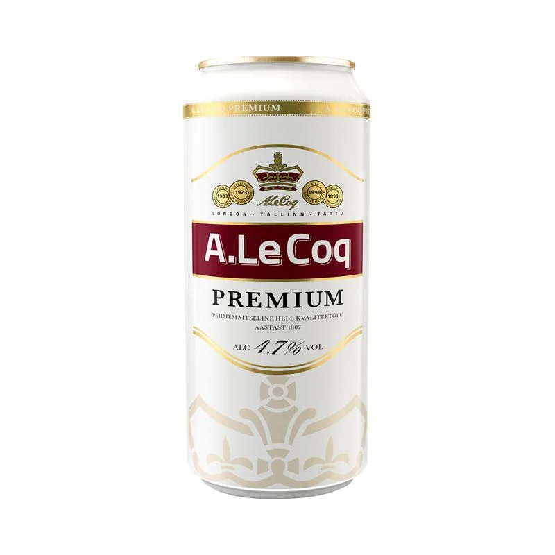 Kevytolut Premium, A. LE COQ, 500 ml tölkki